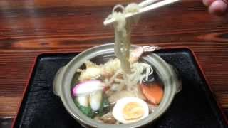 手揉み縮れ麺の喉越しが美味しい！鍋焼きうどん【岩瀬の清水そば・新潟県阿賀野市】