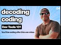 decoding coding - how to use chrome dev tools