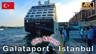 This is where you arrive if you come to Istanbul by cruise liner. GALATAPORT in 4K