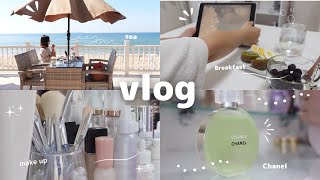 【大学生vlog】ゆったりした休日のvlog/朝ごはんの準備/海沿いのレストランでランチ/スパイファミリー