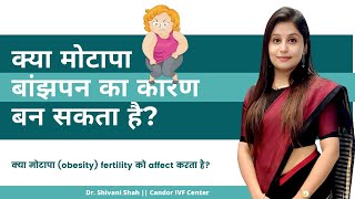Obesity: How it affects fertility, pregnancy || Dr. Shivani Shah || Candor IVF Center Surat