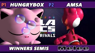 LACS Rivals TOP 8 - Hungrybox (Jigglypuff) Vs. aMSa (Yoshi) Smash Melee - SSBM