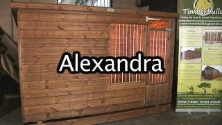 The Alexandra Dog Kennel and Run from Timberbuild