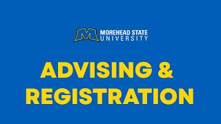 Advising & Registration