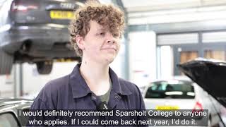 #StudentView | Motor Vehicle at Sparsholt College