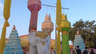 ประเพณี เทศกาลโคมแสนดวงที่ลำพูน ณ. วัดพระธาตุหริภุญชัยฯ ลำพูน