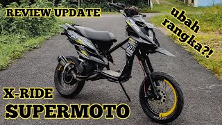 REVIEW TERKINI YAMAHA XRIDE SUPERMOTO | APA SAJA YANG SUDAH DIUBAH ? | XRIDE MOTOVLOG