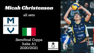 Micah Christenson - Coppa Italia Semifinal - 2020/2021 - All Sets