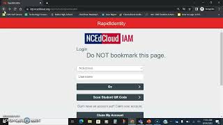 How to reset student NC Ed Cloud Password
