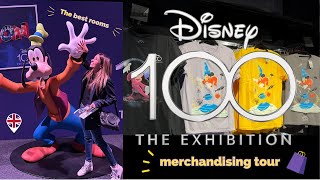 Disney 100 the exhibition in London EXCEL : merchandising and tour with VIP gifts #disney100