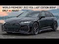 WORLD PREMIERE! 2022 AUDI RS6 JOHANN ABT SIGNATURE EDITION 1of64! 1000NM! MOST EXCLUSIVE AUDI EVER?