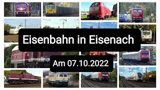 EISENBAHN IN EISENACH am 07.10.2022.