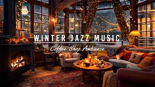 Relaxing Jazz Instrumental Music  Soft Jazz Music in Cozy Bookstore Cafe Ambience for Study, Sleep