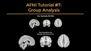 AFNI Tutorial #7: Group Analysis