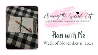 Plan with Me | Week of November 11, 2024 | #personalwiderings