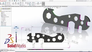 Solidworks Bicycle wrench modeling