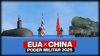 EUA vs CHINA — Comparação Militar (2025)