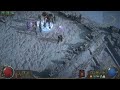 poe 2 skeletal minions build sniper frost mage t10 lofty summit map boss