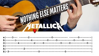 Metallica - Nothing Else Matters (with slow version tabs)