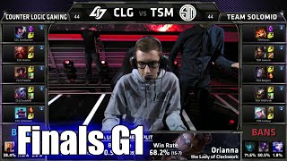 CLG vs TSM (team Solomid) | Game 1 Grand Finals S5 NA LCS Summer 2015 Playoffs |