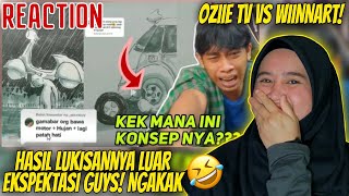 REACTION OZIIE TV NGAKAK ABIS‼️LUKISAN WIINNART YANG BIKIN NAIK PIT4M | MALAYSIAN🇲🇾REACTION