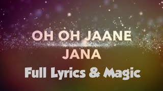 Oh Oh Jaane Jaana Dhoonde Tujhe Dewana | Full Lyrics Song | Salman khan | Kamal khan |