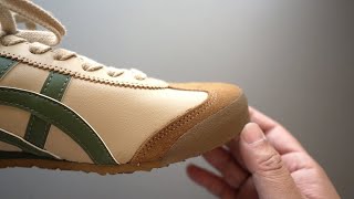 Onitsuka Tiger｜ MEXICO 66 BEIGE/GRASS GREEN｜ Unboxing \u0026 Review ｜ 1183C102-205