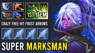 Super Marksman Machine Gun Drow Ranger Crazy Free Hit Frost Arrows First Item Butterfly Dota 2 Guide