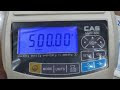 CAS weighing machine 600g 10mg calibration