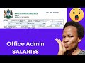 Shocking salaries on office administrators on South Afirica