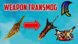 Weapon Transmog for Monster Hunter Double Cross - Weapon Fusion MHXX 3DS MOD