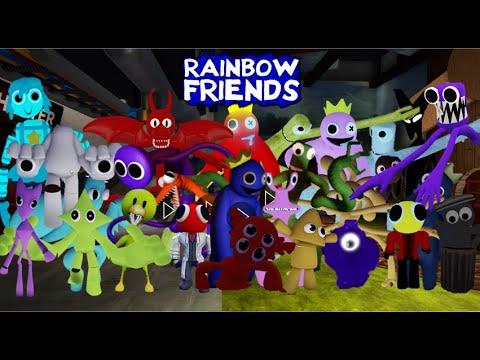 Rainbow Friends ALL CHARACTERS | Chapter 2, FNF, Upcoming, Fan Made ...