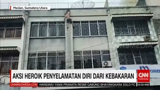 Aksi Heroik Penyelamatan Diri Dari Kebakaran | REDAKSI PAGI (06/03/21)