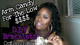 DIY Beaded Charm Bracelets/Vlog