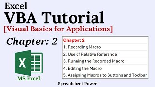 Excel VBA Tutorial: Chapter 2