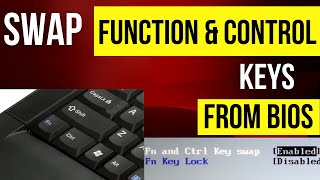 How to swap the Fn (Function) and Ctrl (Control) keyboard keys in BIOS | TrackPoint Enable in Lenovo