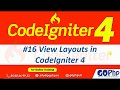 #16 View Layouts CodeIgniter 4