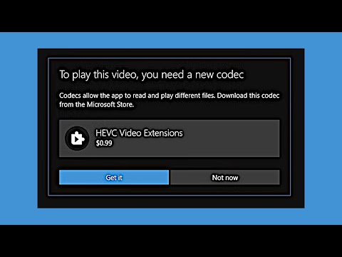 Как получить бесплатный кодек HEVC для Windows 10/H.265/видеорасширений HEVC