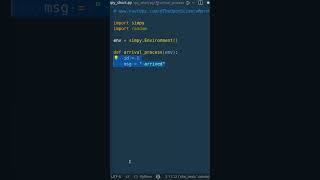 A simpy simulation model in 30 seconds! Patient healthcare example #shorts #datascience #python