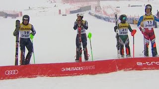 Ski Alpin Palisandes Tahoe - Men's Slalom 2.run Highlights