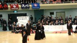 2009・H21【準々決勝】日体大×立命館【先鋒】第57全日本学生剣道優勝大会