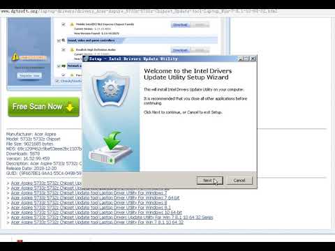 Acer Aspire 5733z 5732z Chipset Update Tool Laptop Driver Utility For ...