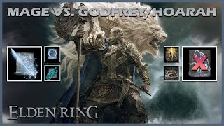 Elden Ring | Sorceress Mage vs. Godfrey First Elden Lord/Hoarah Loux | No Summon