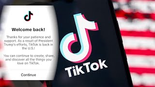 TikTok users react to app's sudden return