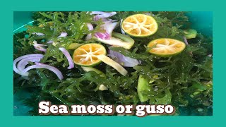 Seaweed salad recipe/guso