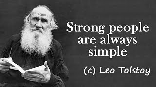 Brilliant Leo Tolstoy Quotes!