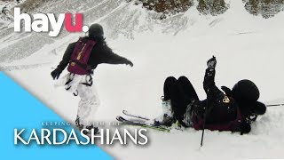 Khloé and Kylie Ski Down A 10,000 Ft Slope! | Keeping Up With Kardashians