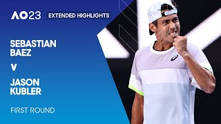 Sebastian Baez v Jason Kubler Extended Highlights | Australian Open 2023 First Round