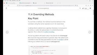 Daniel Liang Guide and Tips for Java Chapter 11