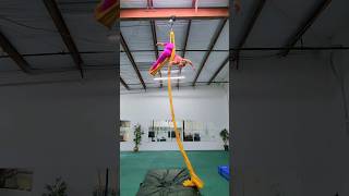 Big R Slack Drop and SPIN 🤩 #spin #aerialist #aerialsilks #gymnastics #flip #dance